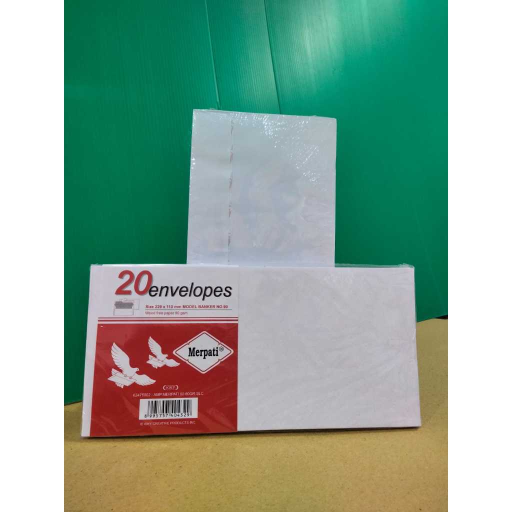 

Amplop Merpati Visit 90 Silk Isi 20 Lembar Per Pack 229x110mm
