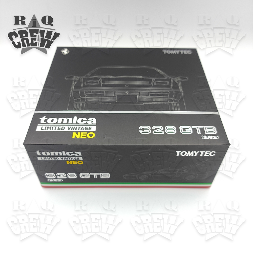 TLV Tomica Limited Vintage Neo Ferrari 328 GTB Black Hobby Koleksi Mobil Mainan Mini Scale 1/64 Diec