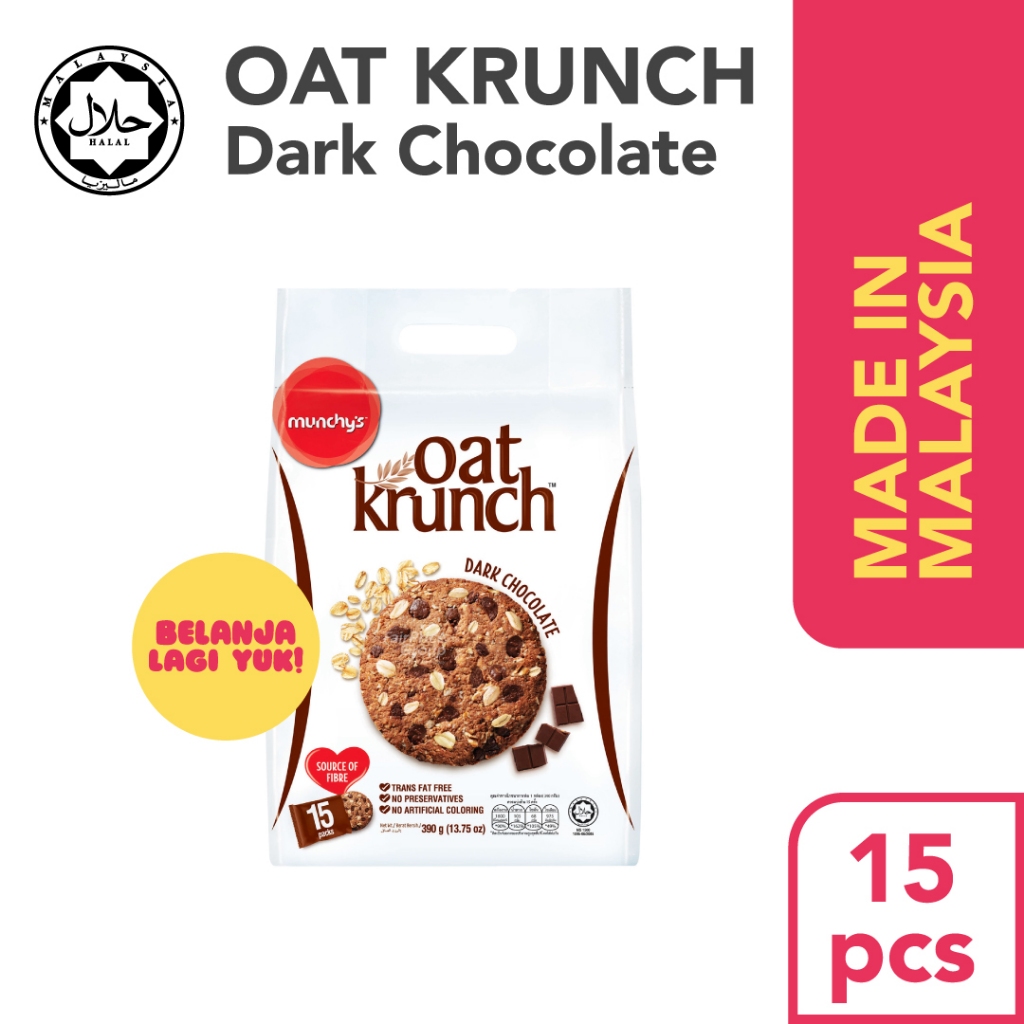 

MUNCHYS OAT KRUNCH DARK CHOCOLATE / MUNCHYS OAT KRUNCH COKLAT(15pcs)