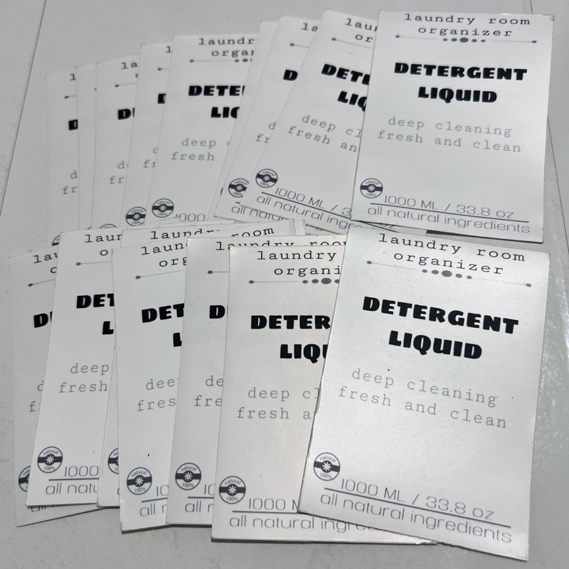 

STIKER SAJA UKURAN 1LITER LAUNDRY ROOM HARGA PER PCS label laundryroom aesthetic waterproof estetik