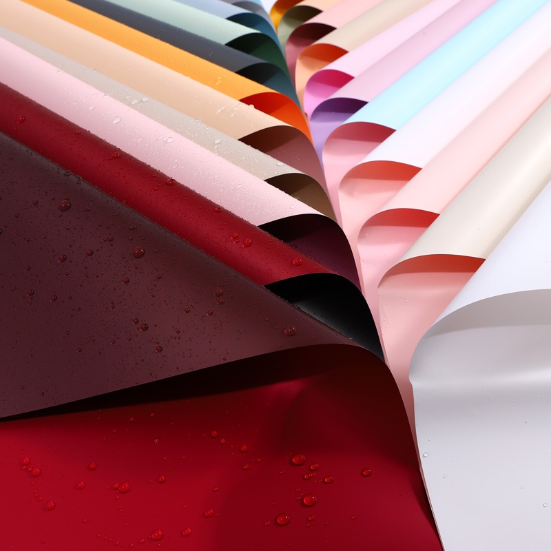 

(20 lembar) Kertas Buket 2 Warna / Flower Wrapping Paper Dua Warna Bi Color