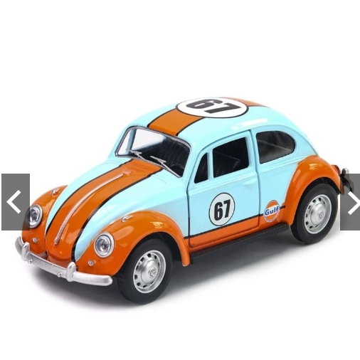 Diecast mobil VW Volkswagen Classical Beetle 1967 Gulf Miniatur Mobil klasik Volkswagen Cool Chic Au