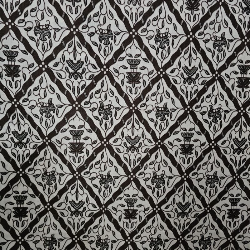 Kain panjang batik / jarik panjang batik putih SIDOMUKTI