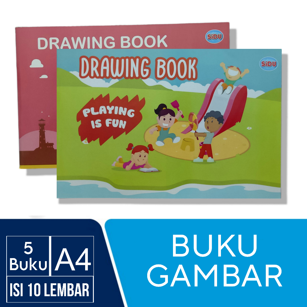 

BUKU GAMBAR A4 SINAR DUNIA 1 PACK ISI 5 BUKU