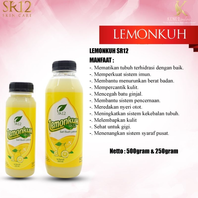 

Lemonkuh SR12 Herbal//Sari Lemon Murni Fresh//Lemon Diet Ampuh