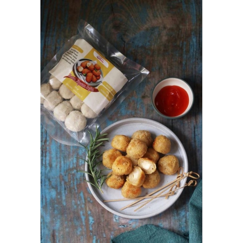 

Bola Ayam Keju homemade, Nugget Keju No MSG
