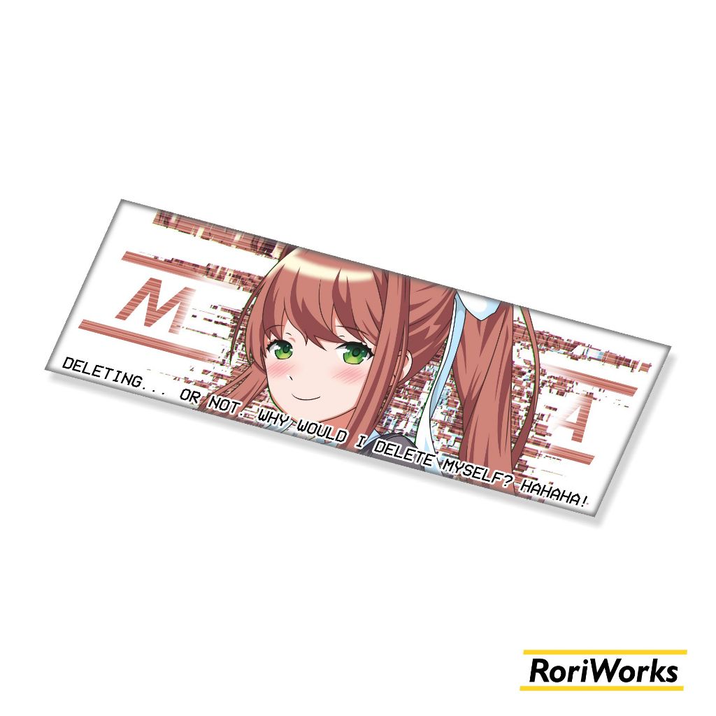 

Stiker Slap - Monɨka | Dokɨ Dokɨ Lɨterature Сlub | DDLС