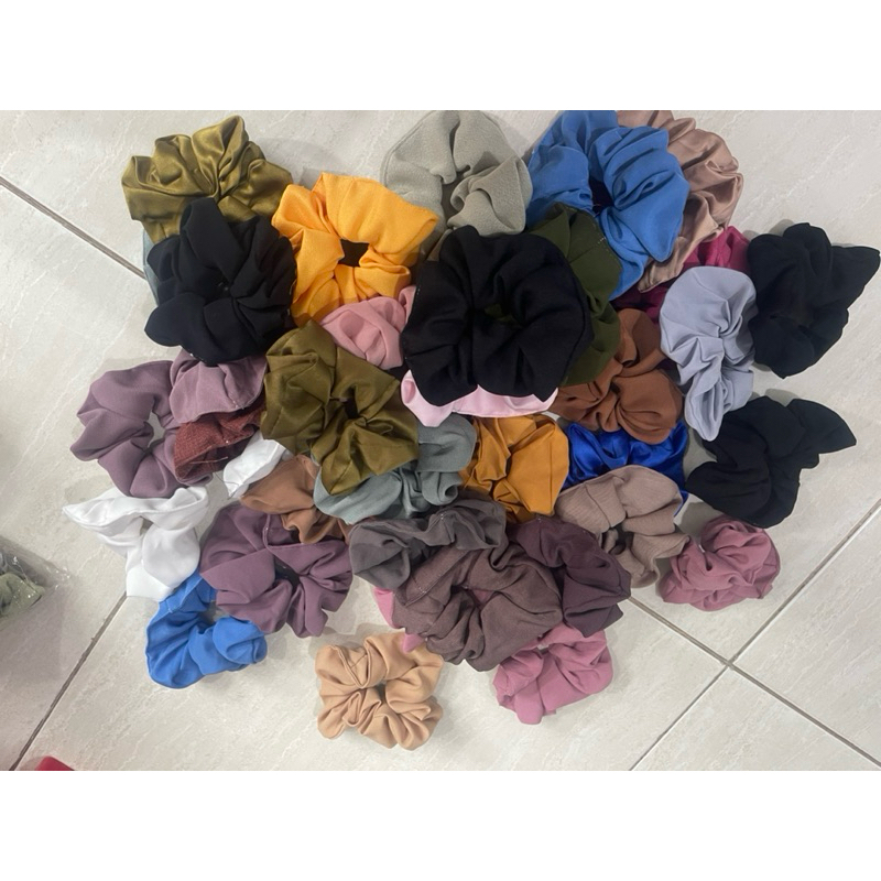 scrunchie ikat rambut cepol ikat rambut jilbab hijab