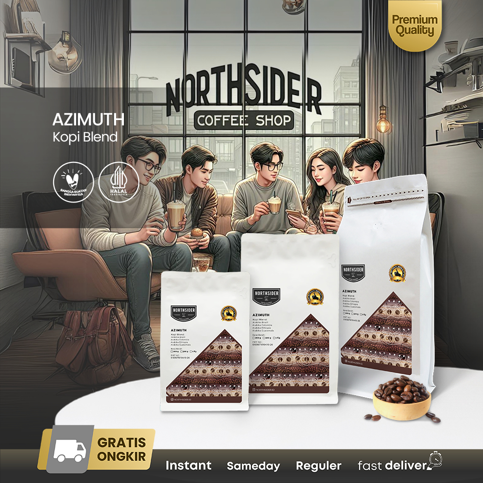 

Northsider Kopi arabika Azimuth Blend for Espresso dan Cold brew