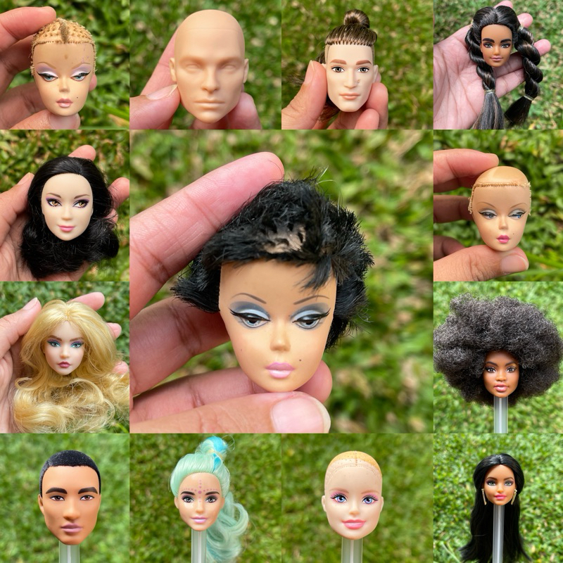 kepala barbie/ken kolektor
