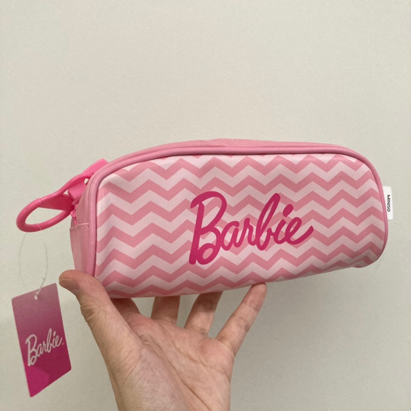 

NEW (DEFFECT) Zipper Stationary case Miniso x Barbie | kotak pensil Barbie zipper | Pouch Barbie Zipper