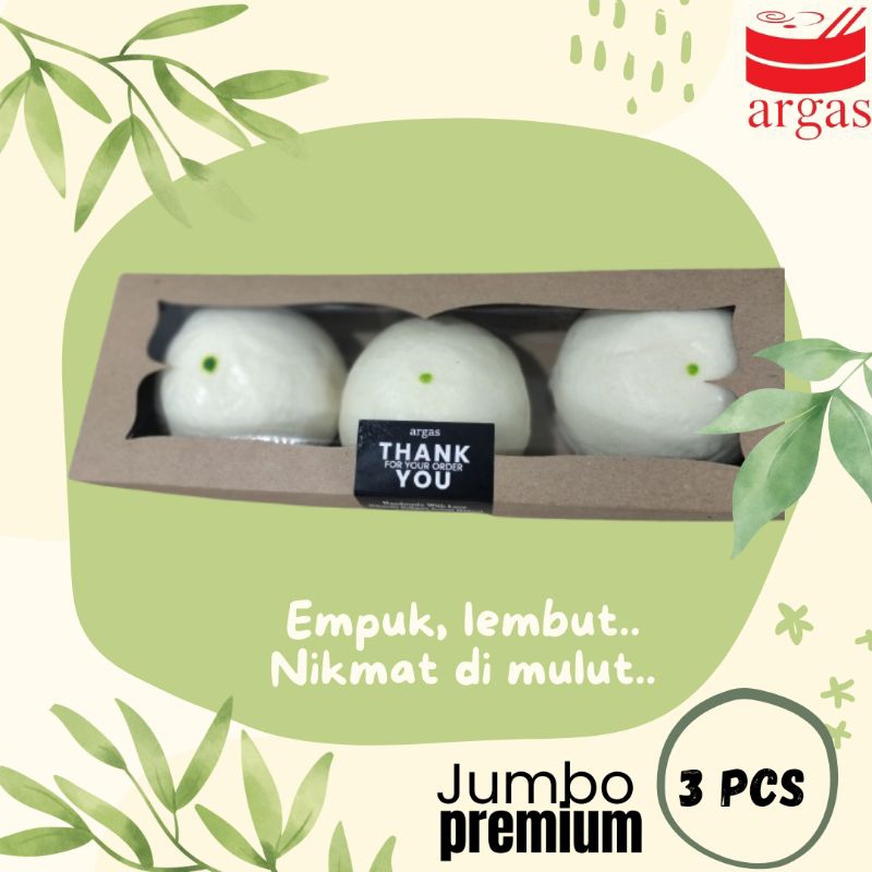 

Bakpao kacang ijo jumbo PREMIUM isi 3