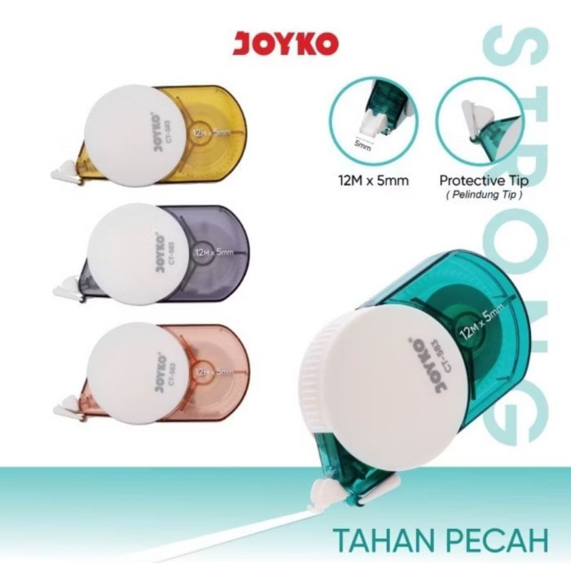 

STIPO KERTAS/CORRECTION TAPE JOYKO CT-583