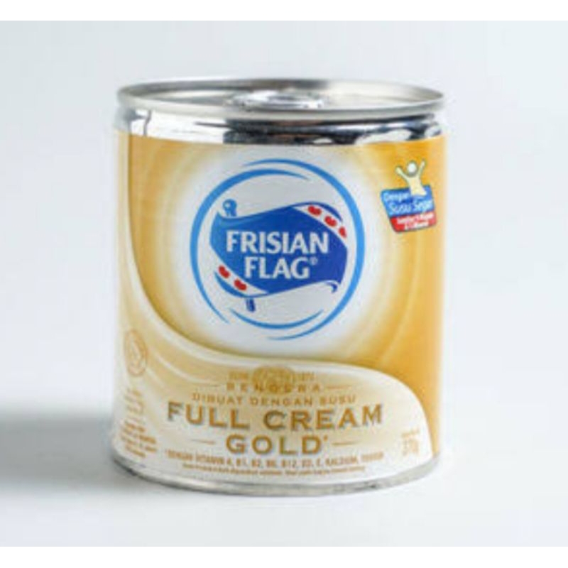 

Susu Frisian Flag Gold / Susu Bendera Gold / Frisian Flag Full Cream Gold / Susu Kental Manis 370 Gr