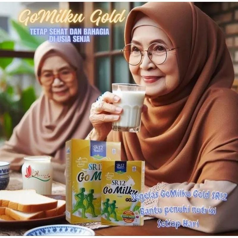 

GOMILKU GOLD SUSU KAMBING ETAWA SR12/Susu Orang Dewasa
