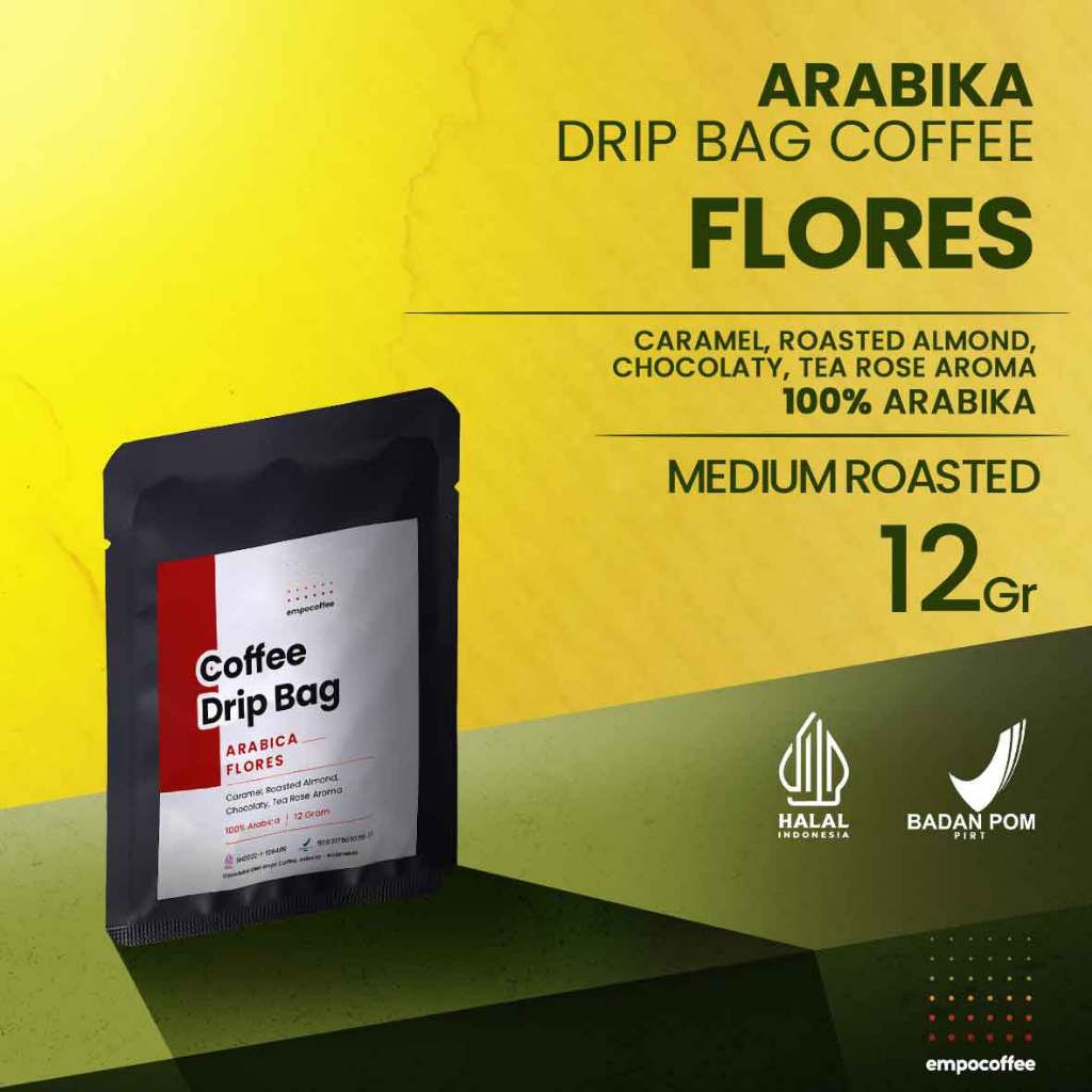 

Drip Bag Arabica Coffee Flores Minuman Kopi Hitam Arabika Instan 12 Gr - Arabika Flores