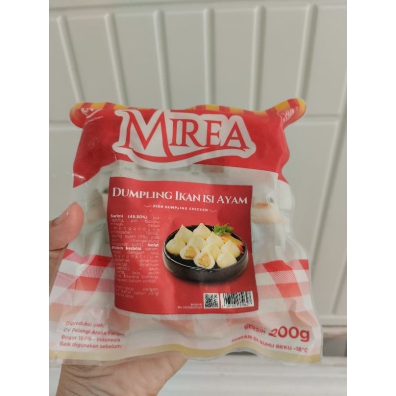 

Mirea Dumpling Ikan isi Ayam uk 200gr