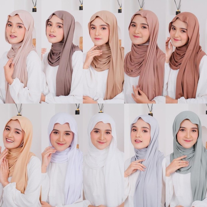 𝑻𝒔𝒖𝒓𝒂𝒚𝒂𝒂 Jilbab Pashmina Laela Meleyot Jersey Premium Style Korean