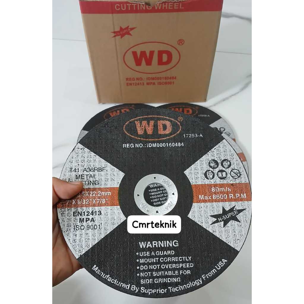 WD Cutting Wheel 7 Inch / WD Batu Potong 7 x 2.5 MM