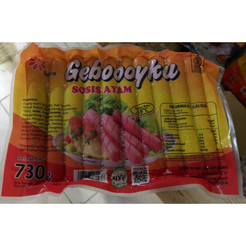 

sosis gebooy