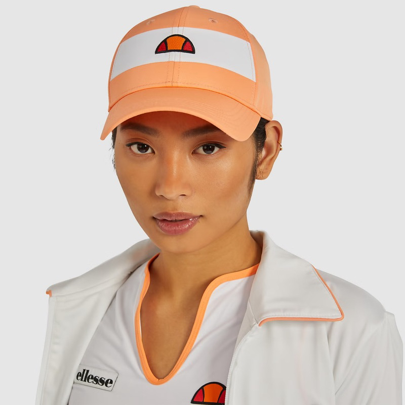Ellesse Hitola Cap in Orange ONE SIZE - Topi Tennis Ellesse Topi Tennis Wanita Topi Tennis Pria