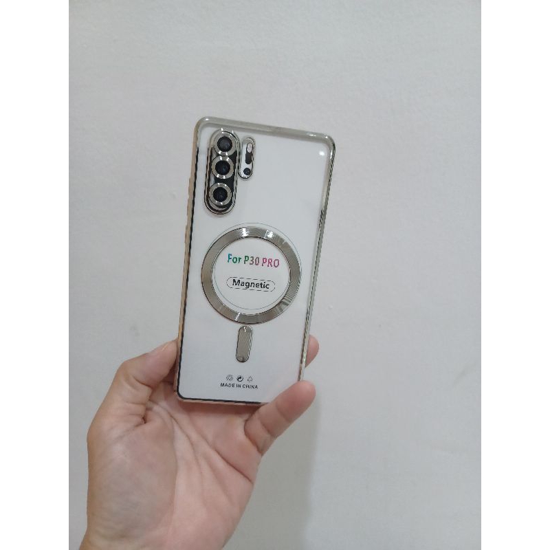 Evi_Drphone Case Huawei P30 Pro Softcase Silikon Magsafe Wereless Charging