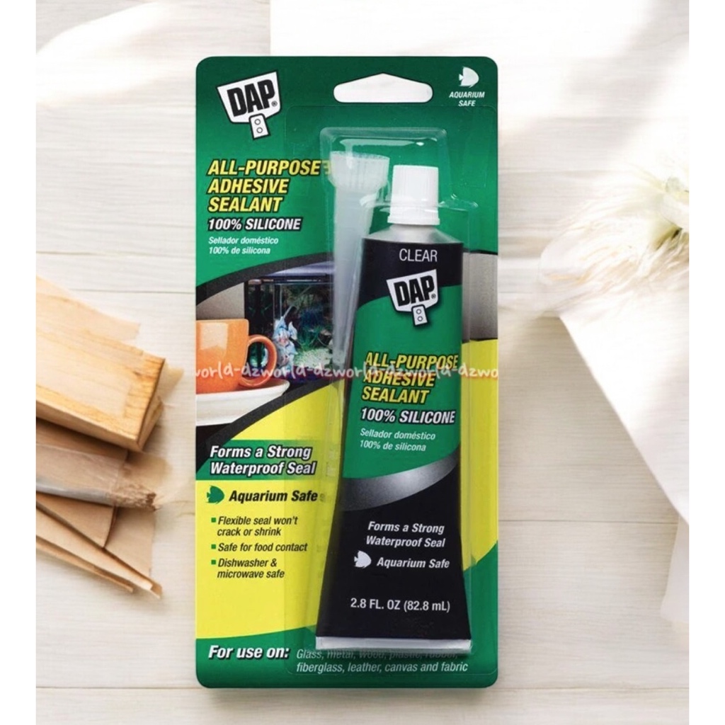 

Dap All Purpose 82,8 ml Karet Silikon yang Tahan Lama 100 % untuk Perbaikan Rumah