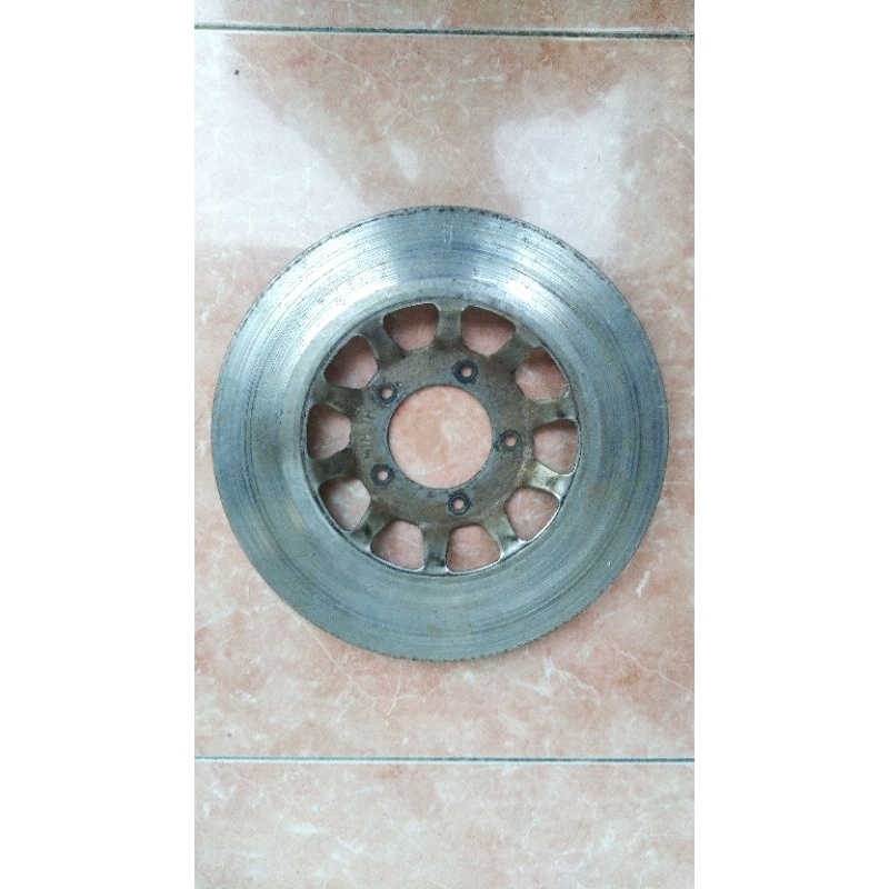piringan cakram gl 100 original/disc pengeriman depan cakram honda gl 100 original