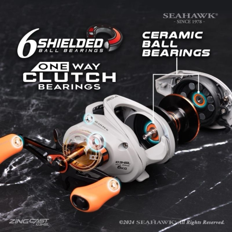 REEL BC SEAHAWK ZING CAST