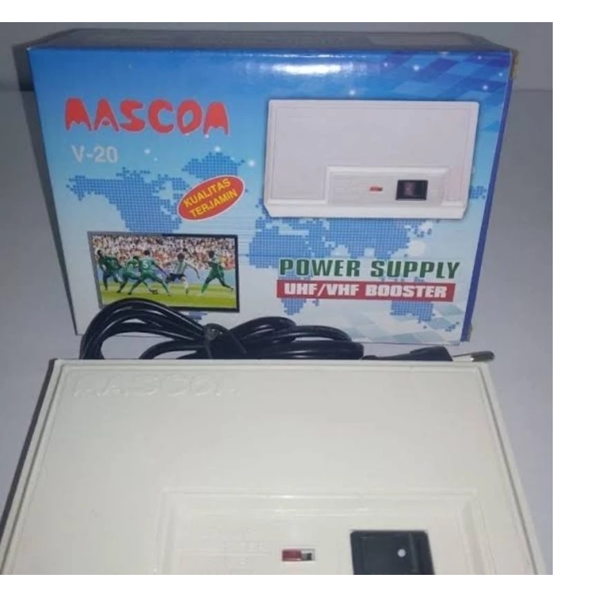 POWER SUPPLAY UHF/VHF BOOSTER MASCOM V20