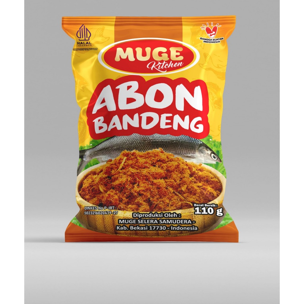 

Abon Bandeng (Muge Kitchen) | Cemilan khas Bekasi 1 renceng isi 8 (1 Dus 24 Pcs) [Bisa Satuan]