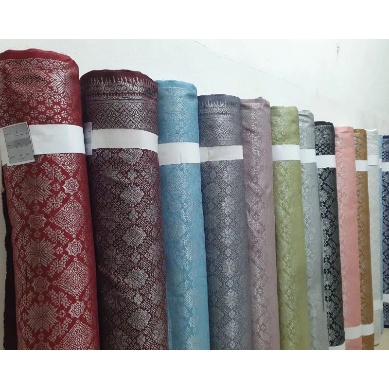 BAHAN/KAIN SONGKET METERAN SEMI PALEMBANG/KAIN SONGKET METERAN