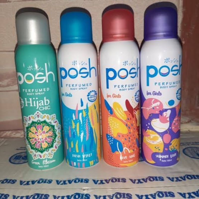 Posh Hijab Parfum Body Spray Sudah BPOM / Parfum Cewek Tahan Lama ...