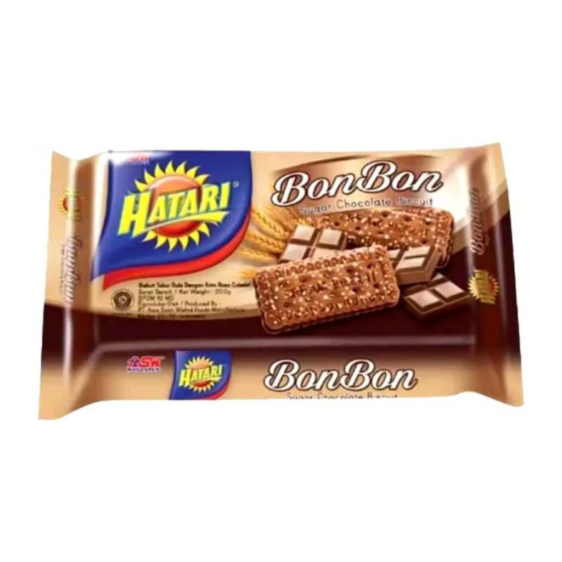 

HATARI BISCUIT BON BON SUGAR CHOCOLATE pack 1''S