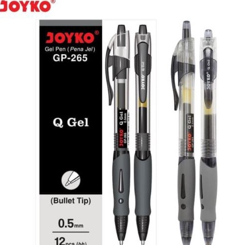 

2 IN 1 PULPEN GEL Q Gel GP265 PULPEN 5 mm 12 pcs