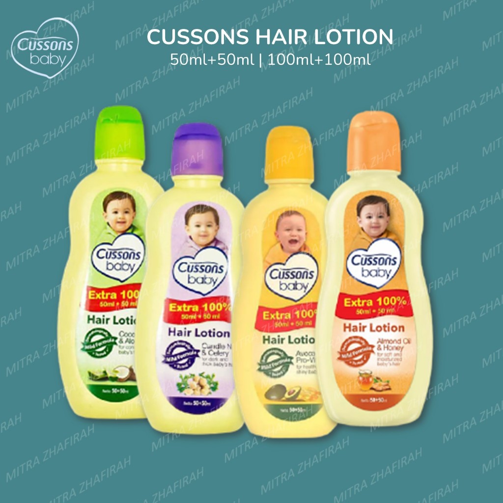 CUSSONS Hair Lotion 50ml+50ml 100ml+100ml - Hair Lotion Cussons 100ml 200ml