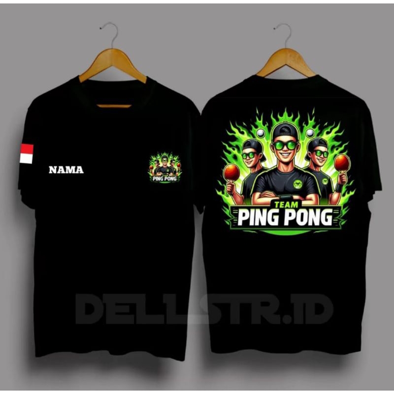 KAOS TEAM PING PONG INDONESIA