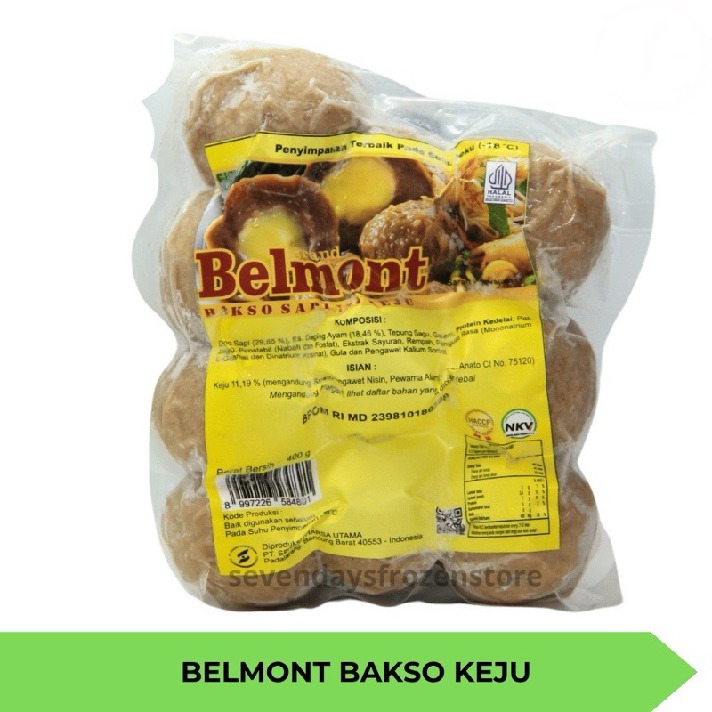 

BELMONT Bakso Sapi Keju Isi 10 Pcs Besar