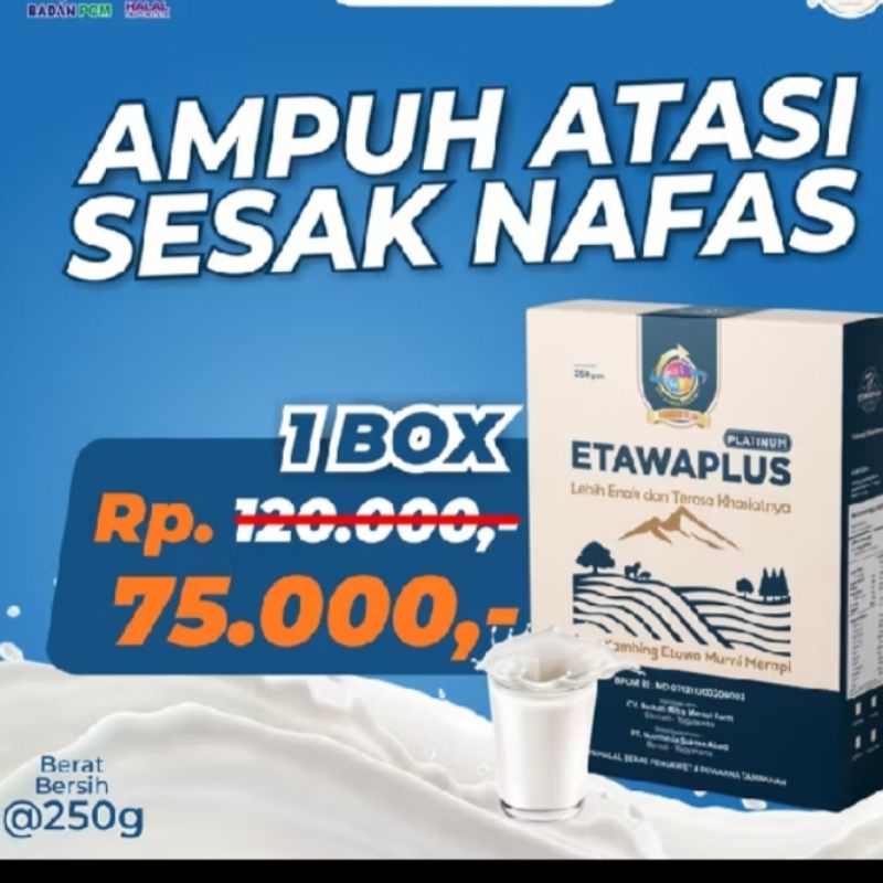 

SUSU PLATINUM ASLI ORIGINAL ETAWA PLUS LEBIH ENAK.