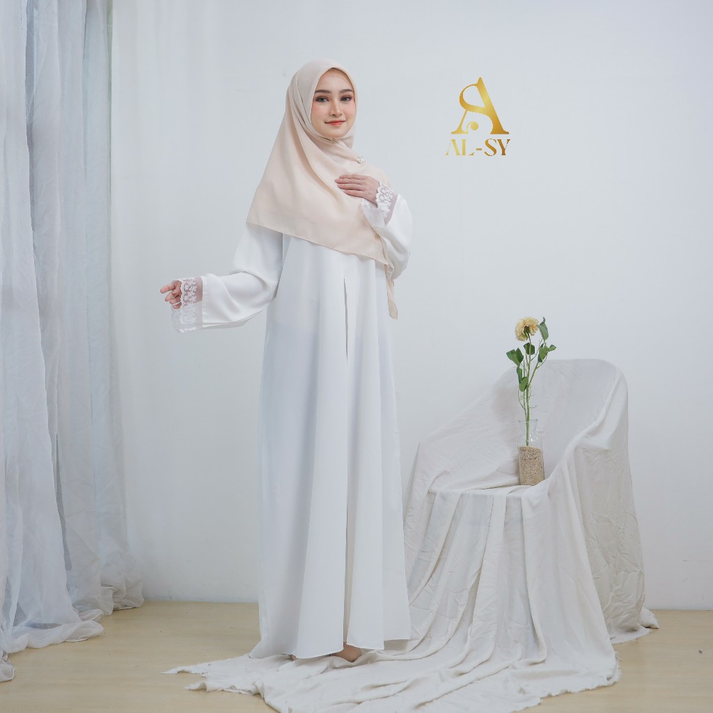 Abaya Basic Renda / Abaya Turkey / Gamis Abaya / Gamis Abaya Terbaru 2024