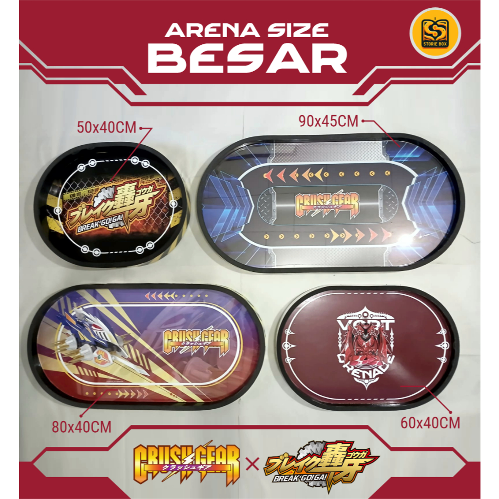 Arena Crush Gear size BESAR