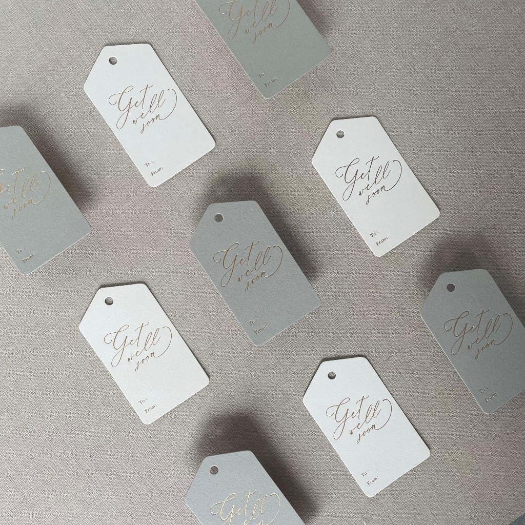 

Gift Tag/Hang Tag/Kartu Ucapan - "Get Well Soon" (1 PAK ISI 10 PCS)