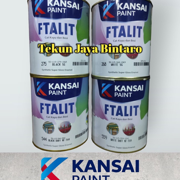 

TREND TERKINI CAT FTALIT 1 KG WARNA DOFF SEMI GLOSS CAT MINYAK UNTUK KAYU DAN BESI
