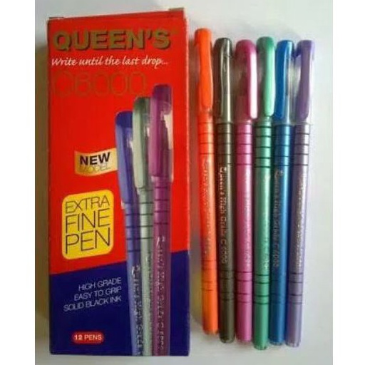 

KESEMPATAN TERBATAS PULPEN PEN BOLPOIN FASTER QUEEN C6 12 pcs