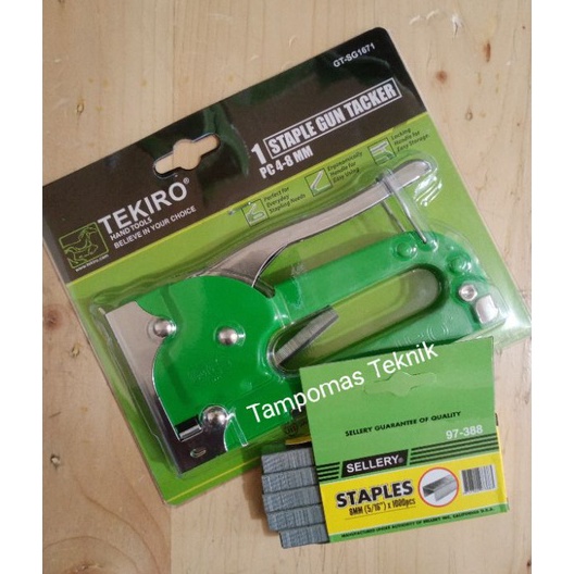 

PRODUK UNGGULAN Staples Tembak Tekiro 48mm Staples Jok Staple Tacker Bonus Isi Staples