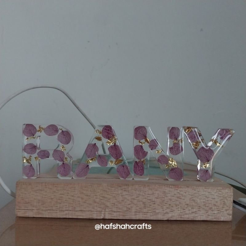 [HAFSHAHCRAFTS] Lampu Tidur Resin Custom