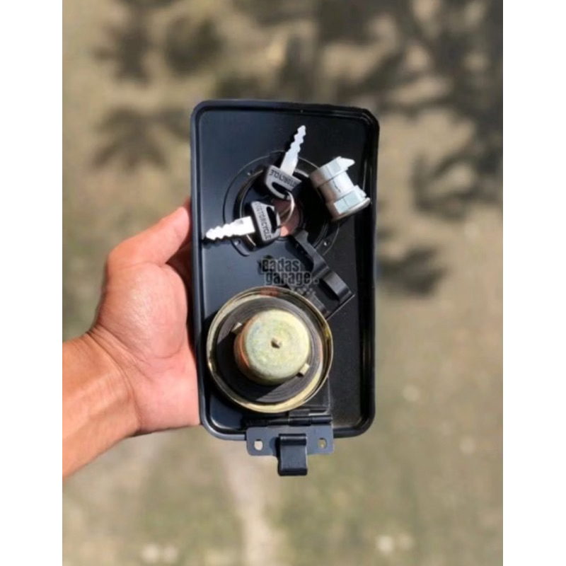 TUTUP TANGKI GL 100 SET COVER TANGKI SET KUNCI TANGKI GL100 IMPORT