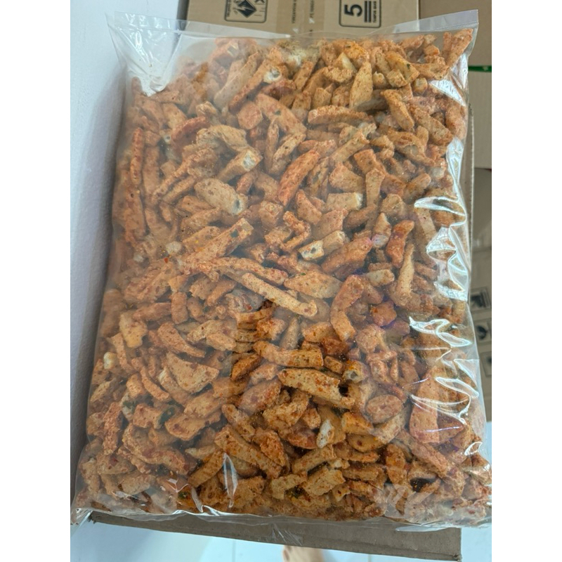 

Basreng Pedas Daun Jeruk Premium 2kg / Basreng Viral 2kilogram / Baso Goreng enak 2 kilo