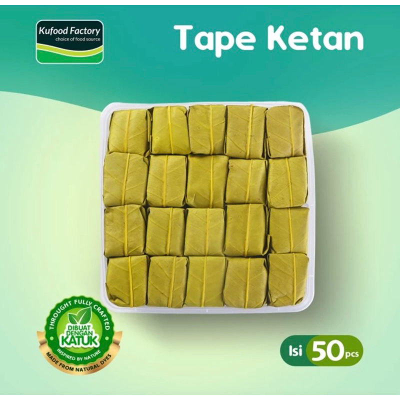 

Tape Ketan Ciremai Hijau Daun Jambu isi 50 pcs