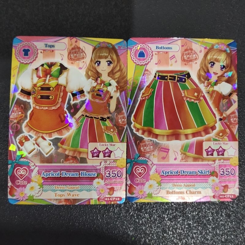 [ORIGINAL]  Aikatsu School Uniform Dream Academy Maria Card Set Fashion Game Arcade Murah Asli